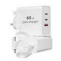 65W 3-Port QC3.0+Type-C USB Wall Charger