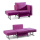 Single Wing Chair Bed Chaise Lounge Sofa