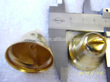 Metal decoration silver golden chirstmas jingle bell
