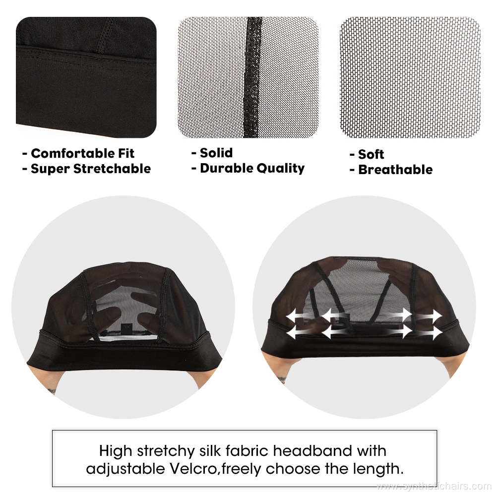 Glueless Spandex Net Elastic Mesh Headband Wig Cap
