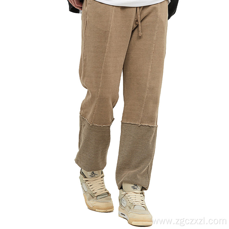 Spring distressed trousers ins brand men's sweatpants