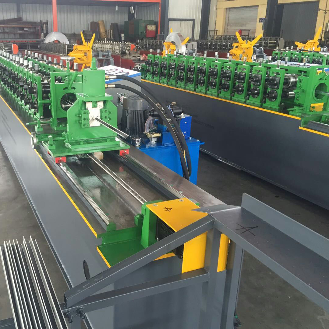 Slotted angle steel trim roll forming machine iron steel bar V shaped roll forming machine