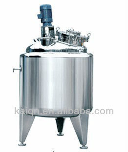 2000L Steam heating jacketed tank with mixing agitator