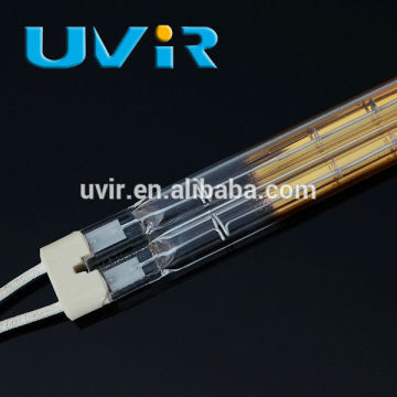 Halogen infrared twin tube lamp