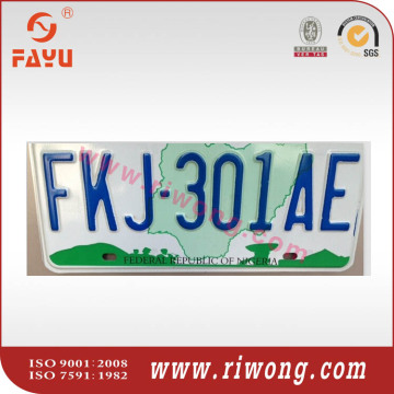 advertise car number plate
