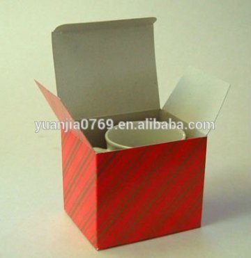 custom cardboard paper coffee mug gift packaging box