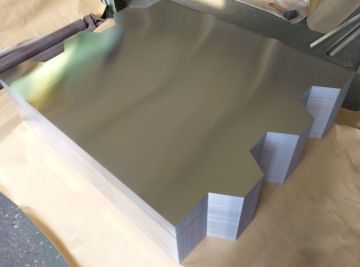 Scroll cut tinplate sheets