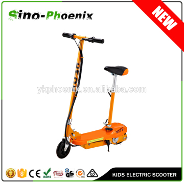 New Orange mini electric el scooter 120w with seat for kids (PN-ES8015S )