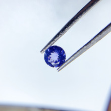 Round Pointed Bottom Natural Tanzanite Loose Stones