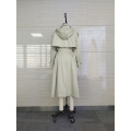 Windproof Female Long Sleeve Trench Coat For Spring