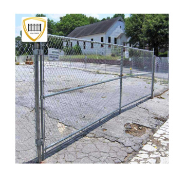 Vinyl Coated Chain Link Fence with Swing and Sliding Gates