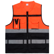 Shot sleeve Traffic warning vest