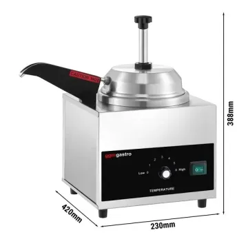 Sauce Dispenser - Nacho Cheese - Chocolate Warmer