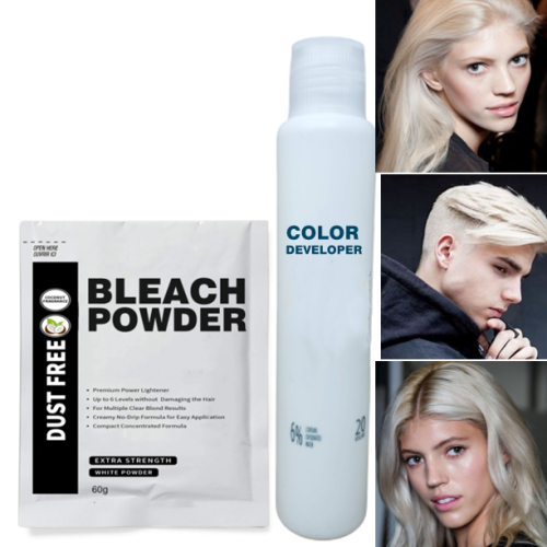Highlighting Coloring bleaching powder kit