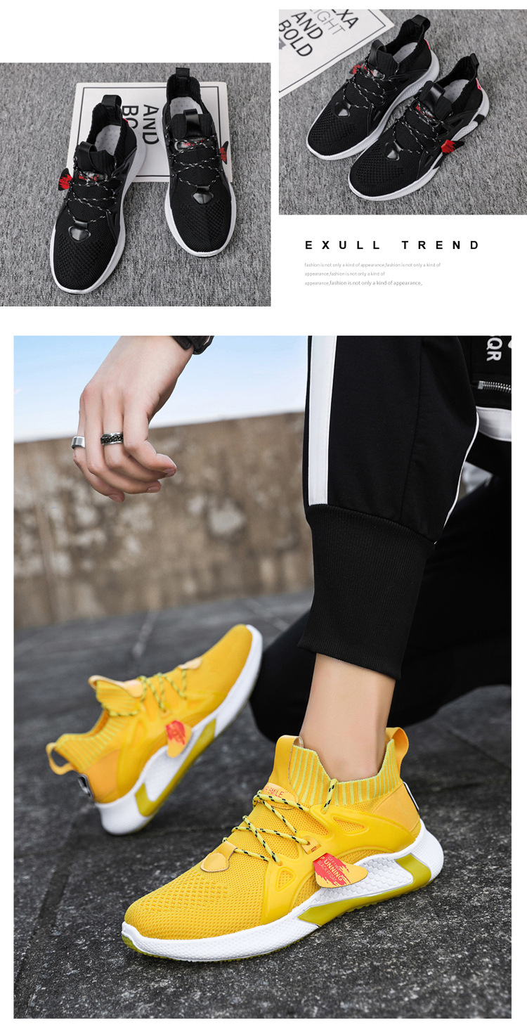 2021 Summer Men Shoes Korean Version of Fashion Casual Breathable Light Sports Shoes Cross-border Supply Tide Shoes