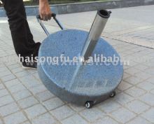 Trolly Umbrella Base 40kg Granite Base Umbrella Stand