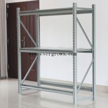Industrial metal bulk storage shelf unit