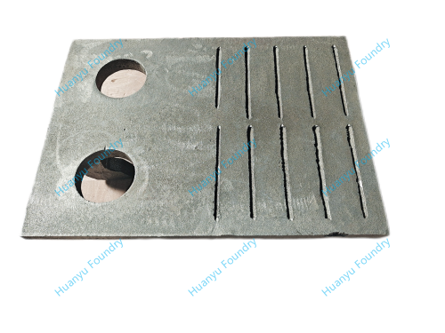 Cast Custom Two-Holes Cooler Grate Plates