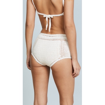 Hot Fashion White Extreme Bikini Crochet Swimwears