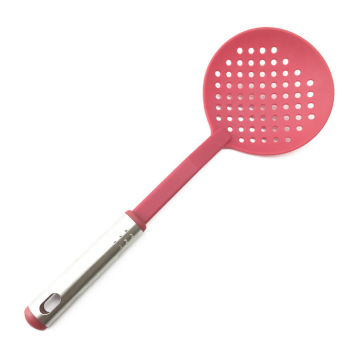 Nylon strainer with stainless steel handle