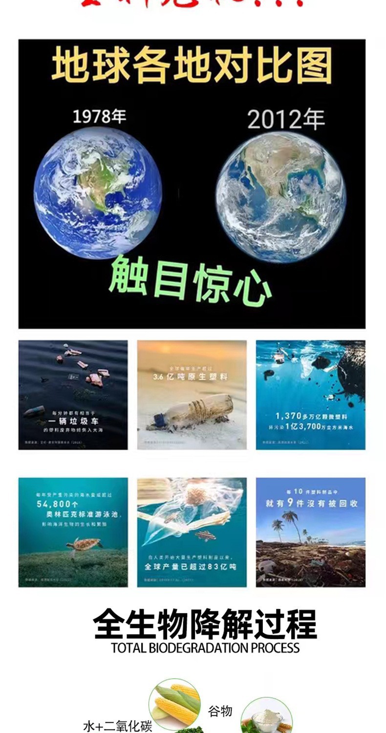 소매용 친환경 맞춤형 생분해성 가방 Eco-Friendly Customizable Biodegradable Bag for Retail Use