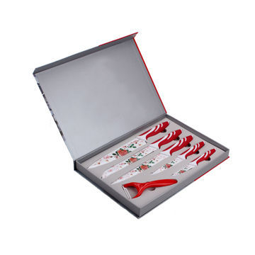 Safety 3cr13 chef nonstick knive set