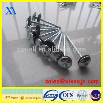 roofing nail/umbrella head roofing nails with rubber washer/roofing nail with plastic washer