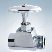 Brass Stop Valve Polished Chromed