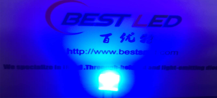 255mm square blue LED