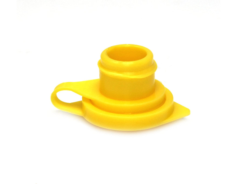 5 Yellow Fuel Gas Can Jug Vent Cap