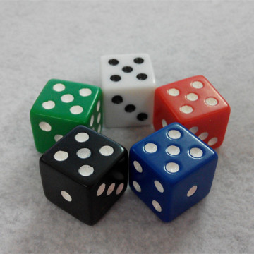 16mm Square Corner Standard Urea Color Dot Dice