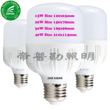 LED column bulb 15W 20W 30W 40W led branded outdoor