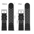 Bande di orologi in silicone impermeabili di qualità premium