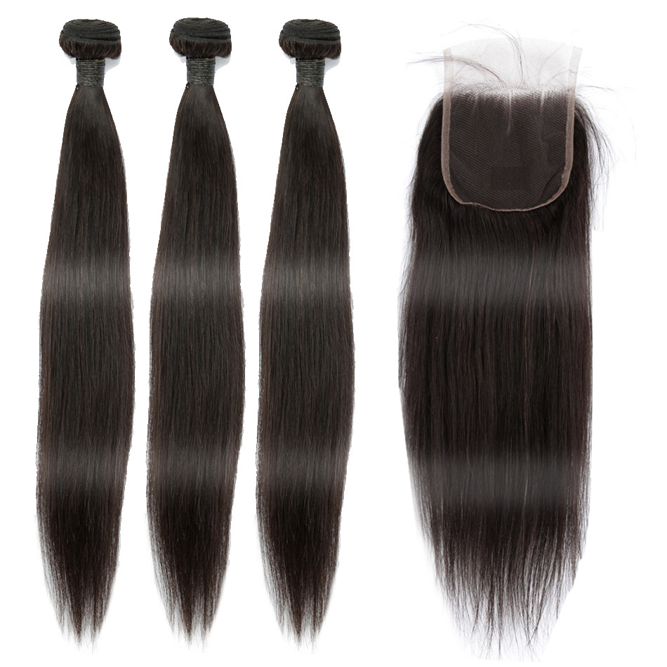 LSYBeauty Virgin Cuticle Aligned Brazilian Hair Extensions, Raw Cambodian Hair Vendor Wholesale Free Sample Hair Bundles