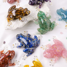 High Quality Resin Frog DIY Crystal Drop Art - Wholesale Resin Plaster Frog Ornaments