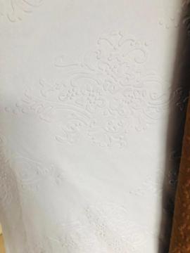 calendered brushed bleach fabric