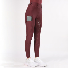 Wine Red Quick Dry Women Equestrian -rijbroek