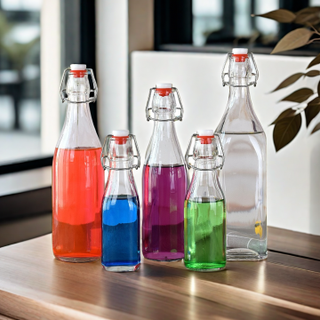 Reusable Glass Beverage Bottles