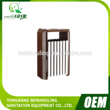 Cheap steel-wood paino fashion decorative dustbin