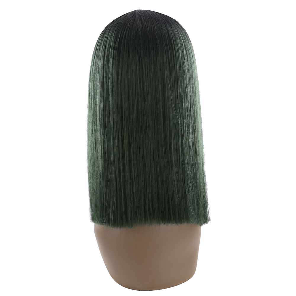 DTL special wig100% synthetic hair machine made women honey silk straight heat resistant soft synthetic wig