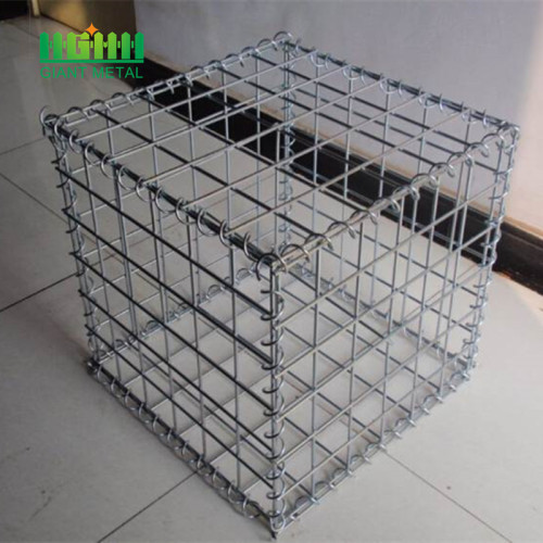 Galvanized Iron Wire 76mmx76mm Aperture Welded Gabion Wall