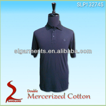 High quality polo shirt bamboo fabric plain shirt for men