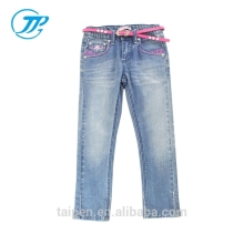 100% Cotton Kids Girls Jeans Denim Jeans For 2-14 Year