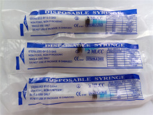 Disposal syringe of luer slip for human use