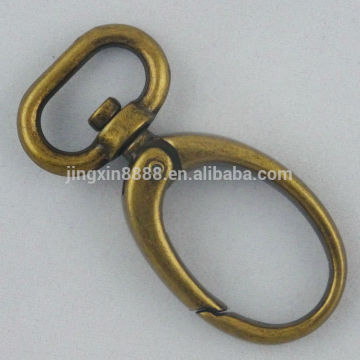 dog leash snap hook key ring,solid brass snap hook