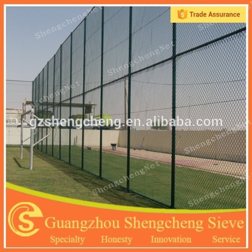 PVC sports field fence Soccer field fence Chain link fencing