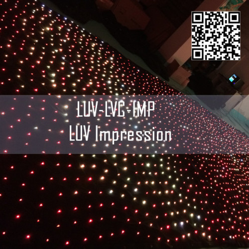 Magical LED Curtain Fabric /LED Screen Display