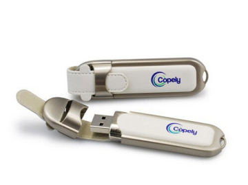 2017 New Customized Logo Leather USB Flash Device USB Drivers