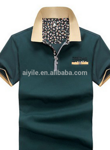 Custom logo and piping on shoulder Sport Polo shirt