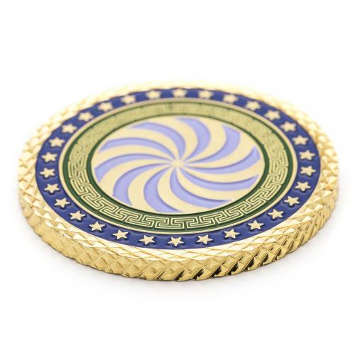 Moneda de oro de desafío de buena calidad personalizada